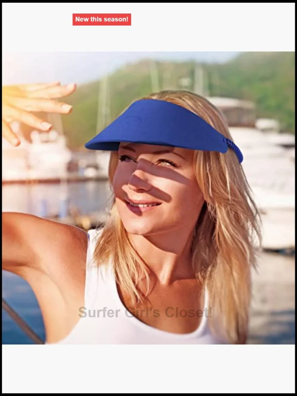 3-Pack Solid Foam String Visors Adjustable Sun Hats for Tennis Golf